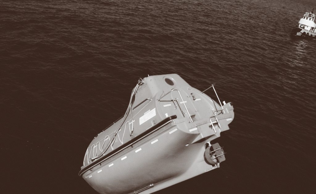 Newbuilding Lifeboat Launch Test